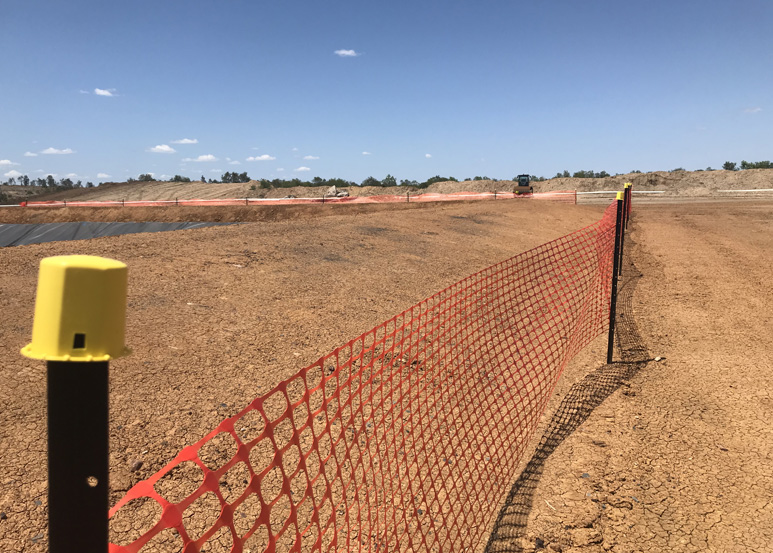 Turkey Nest for Water Storage - Temporary Fencing