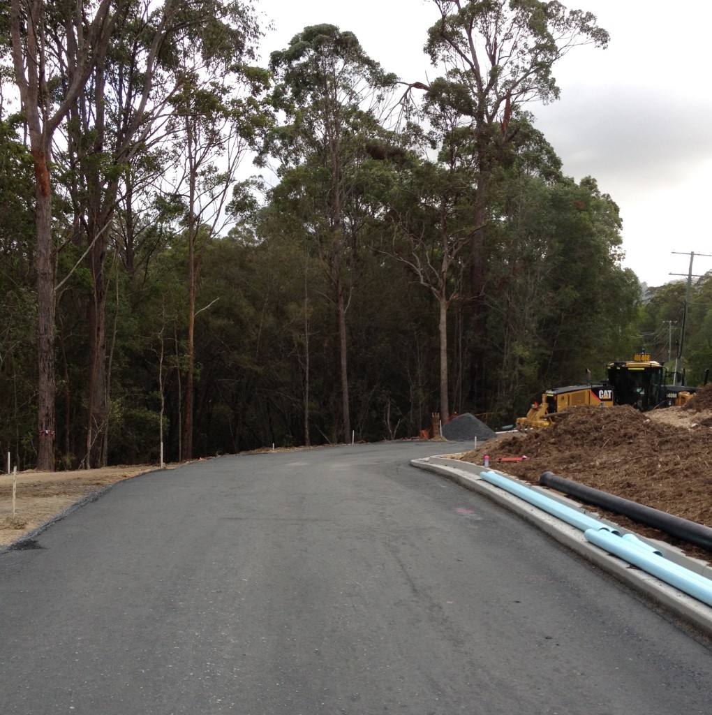 Bonogin QLD Residential Subdivision - Kerb & Gutter Construction