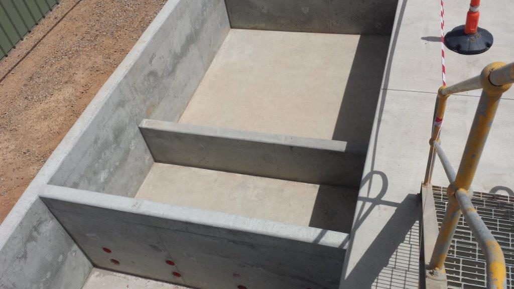 Concrete Formed Baffle Walls