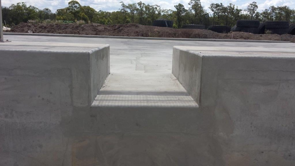 Concrete Formed Wash bay Outlet