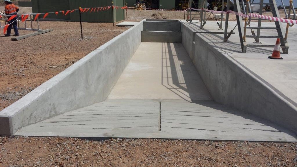 Sump Wash bay Entrance