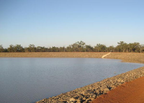Burdekin to Moranbah Pipeline Project - Dam Wall Construction