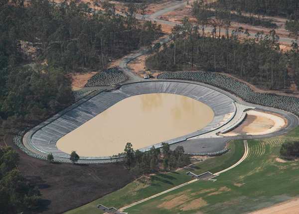 Baulderstone Queensland - HDPE Lined waste water and evaporation pond