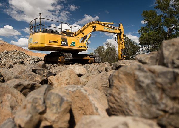 Middlemount Coal Mine - Rip Rap Rock protection to Roper Creek Outlet