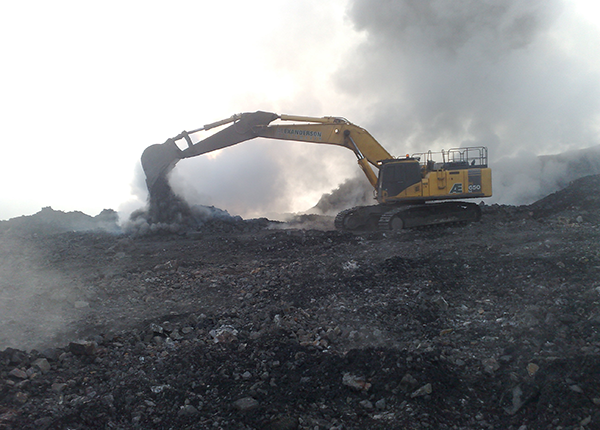 Swanbank Waste Management - Excavator ROM Management
