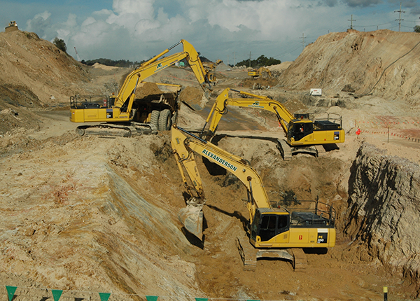 Road Works - Win, Load, Haul, Compact, Trim & Backfill materials to form foundations